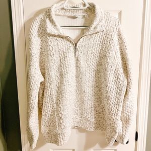 Reitman’s brand new 1/4 zip sweater